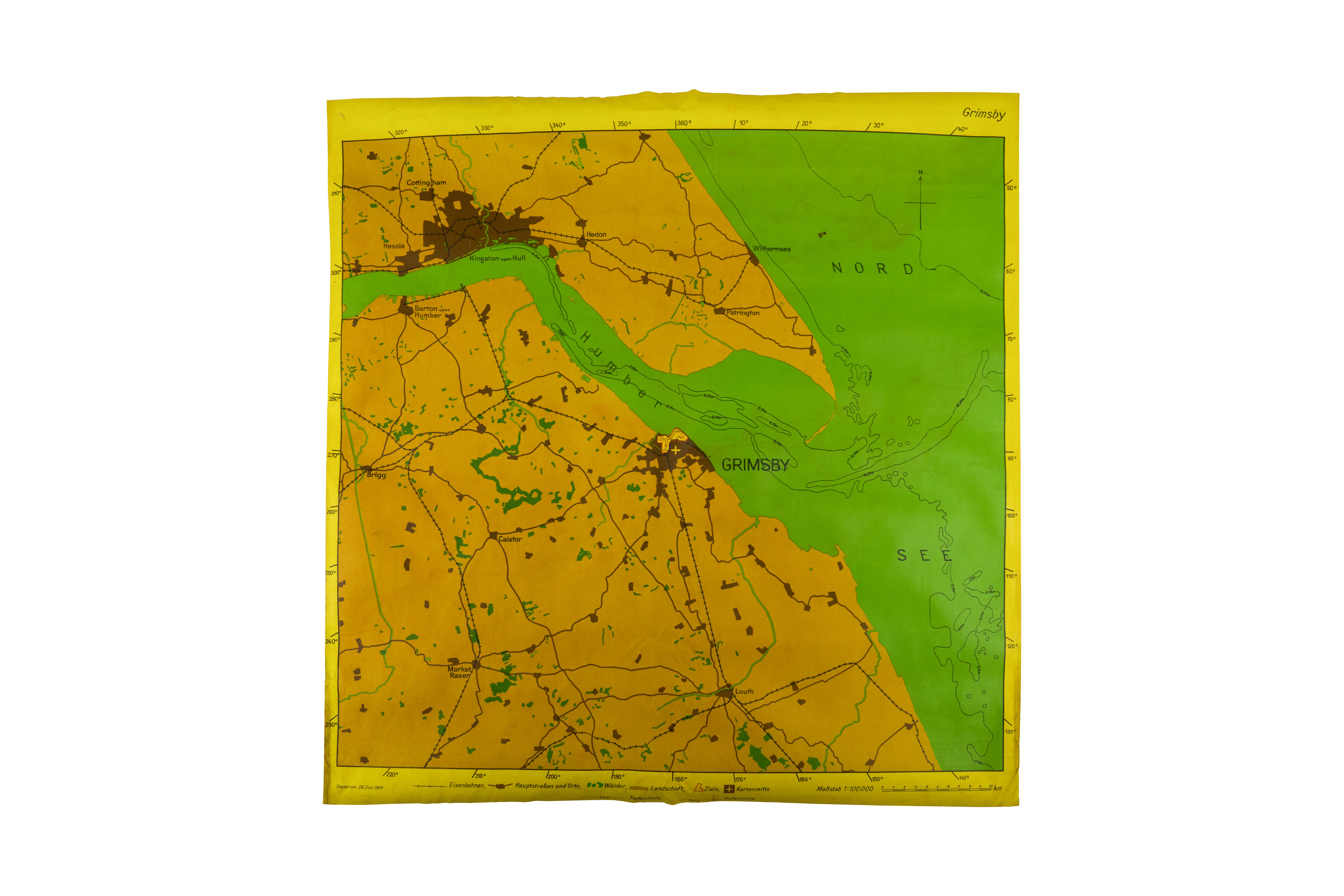 <p>Luftwaffe Target Map</p>