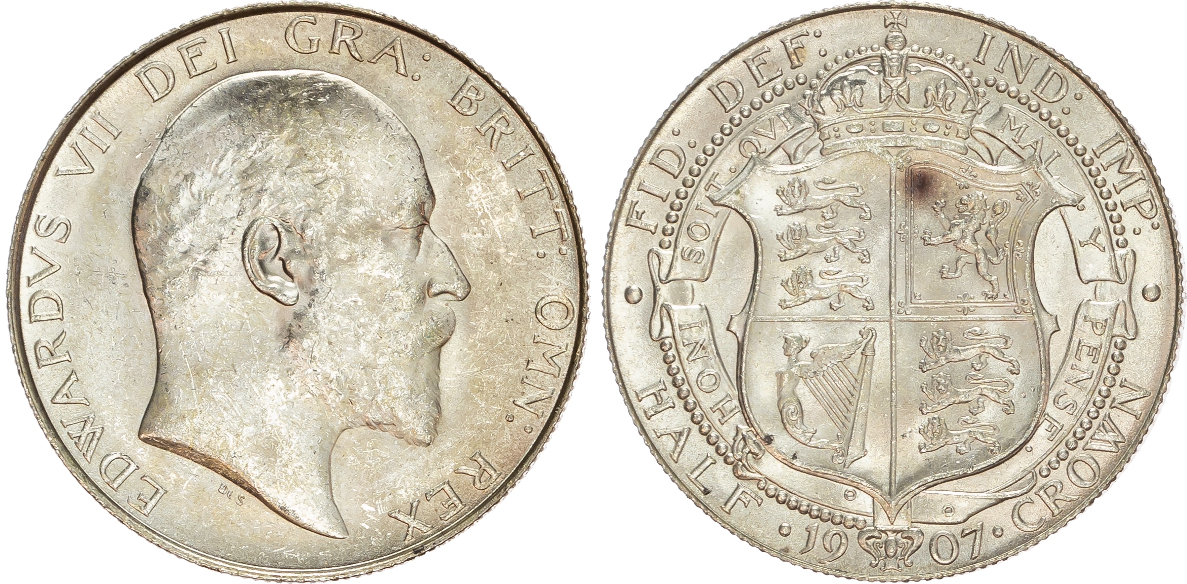Edward VII (1901-1910), Halfcrown, 1907