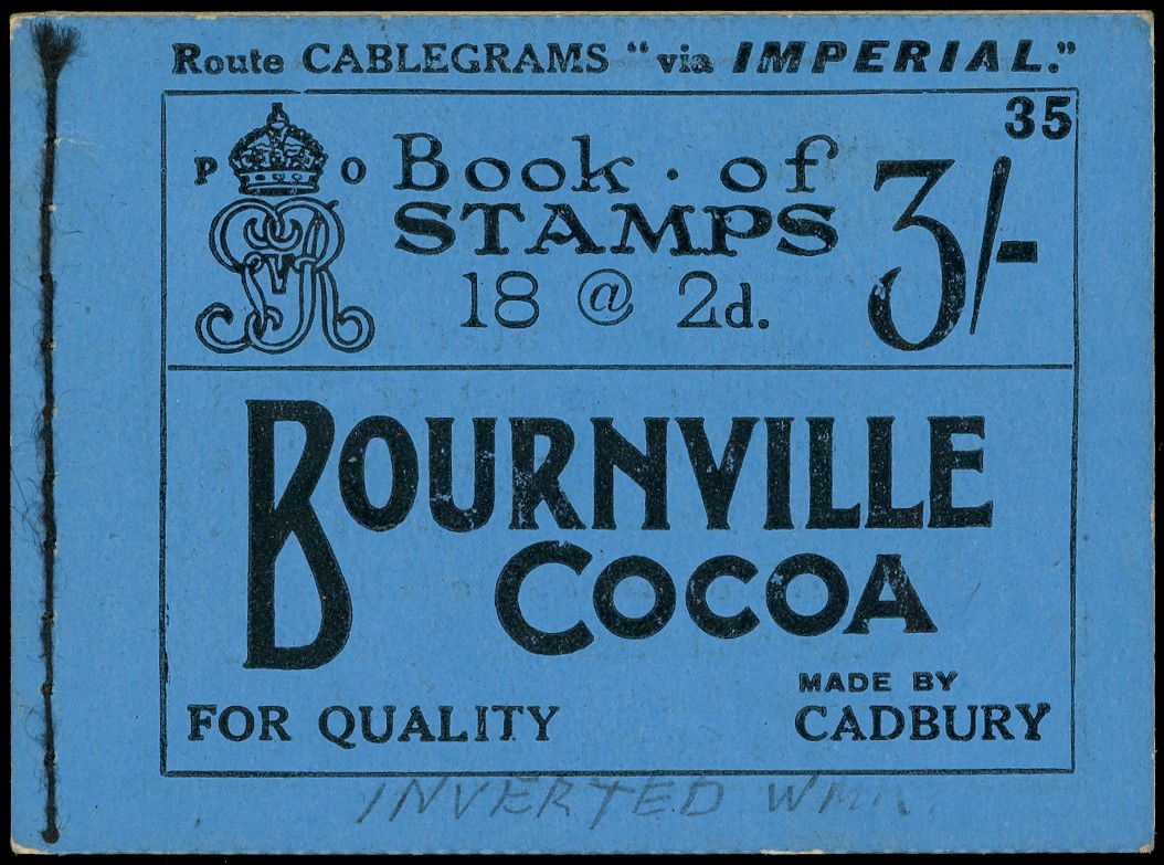 1921 (Apr.) 3s. (Edition 35), blue cover