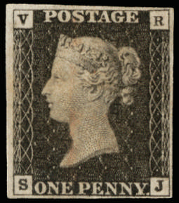 GB SG V1 1840 VR Official 1d black from cancellation removal trials