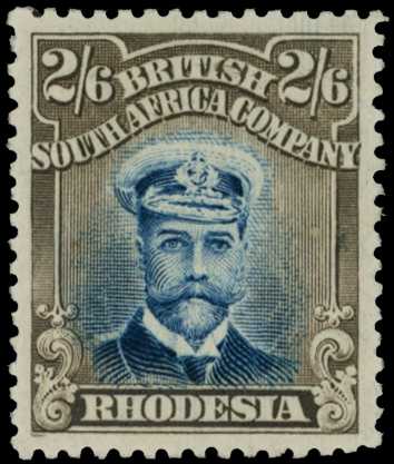 1913-7 2/6d Head Die II, perf 14. Part...