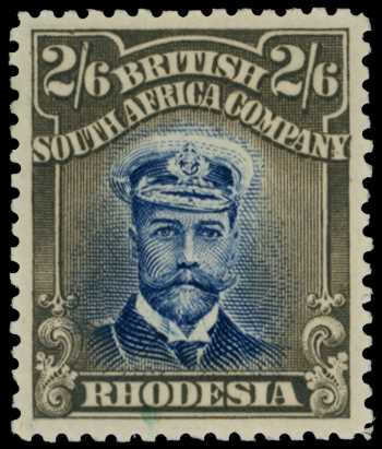 1913-7 2/6d Head Die II, perf 14. A very...