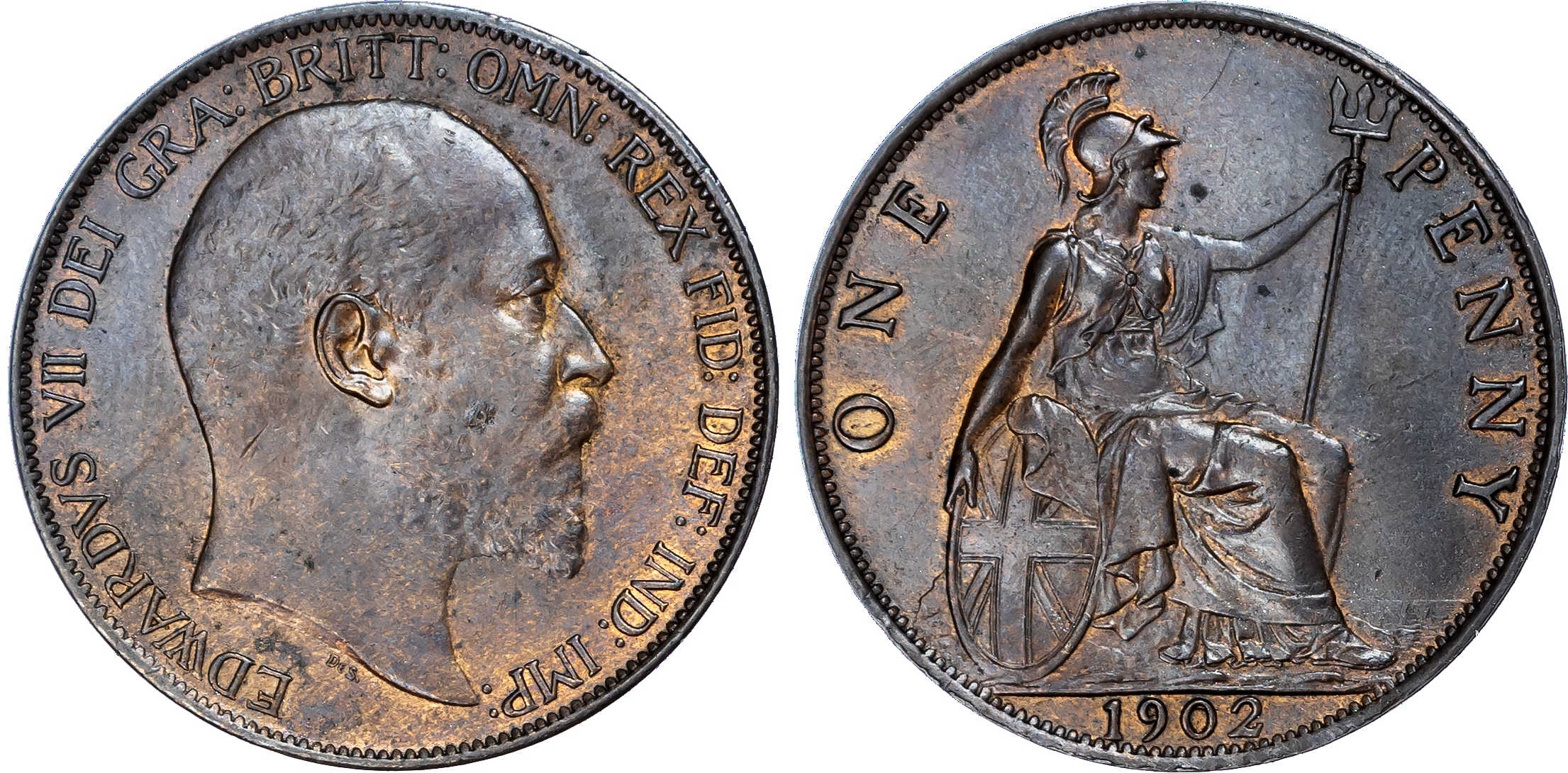 Edward VII (1902-10), Penny, 1902