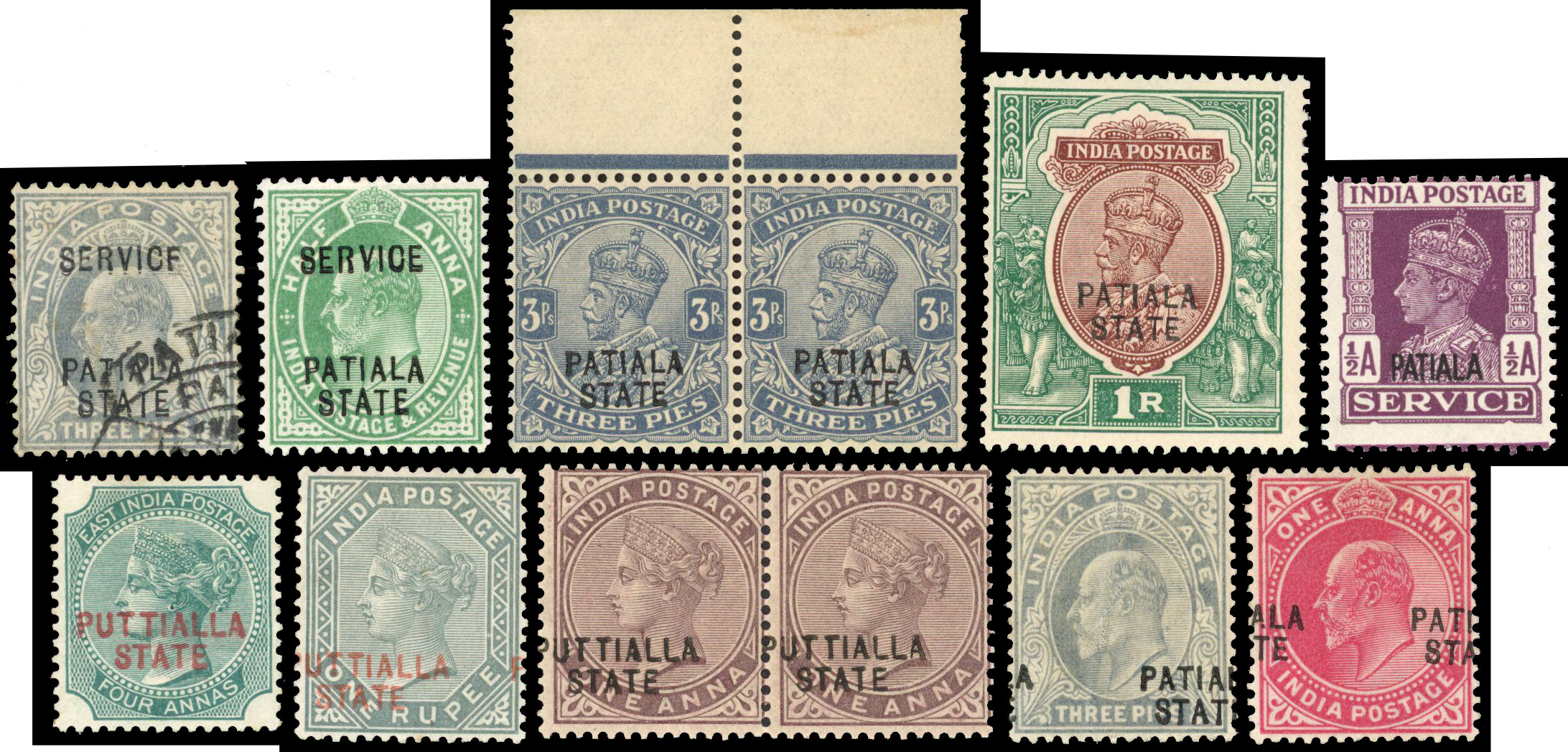 QV-KGVI group with minor and listed varieties. SG 9c-O73var 