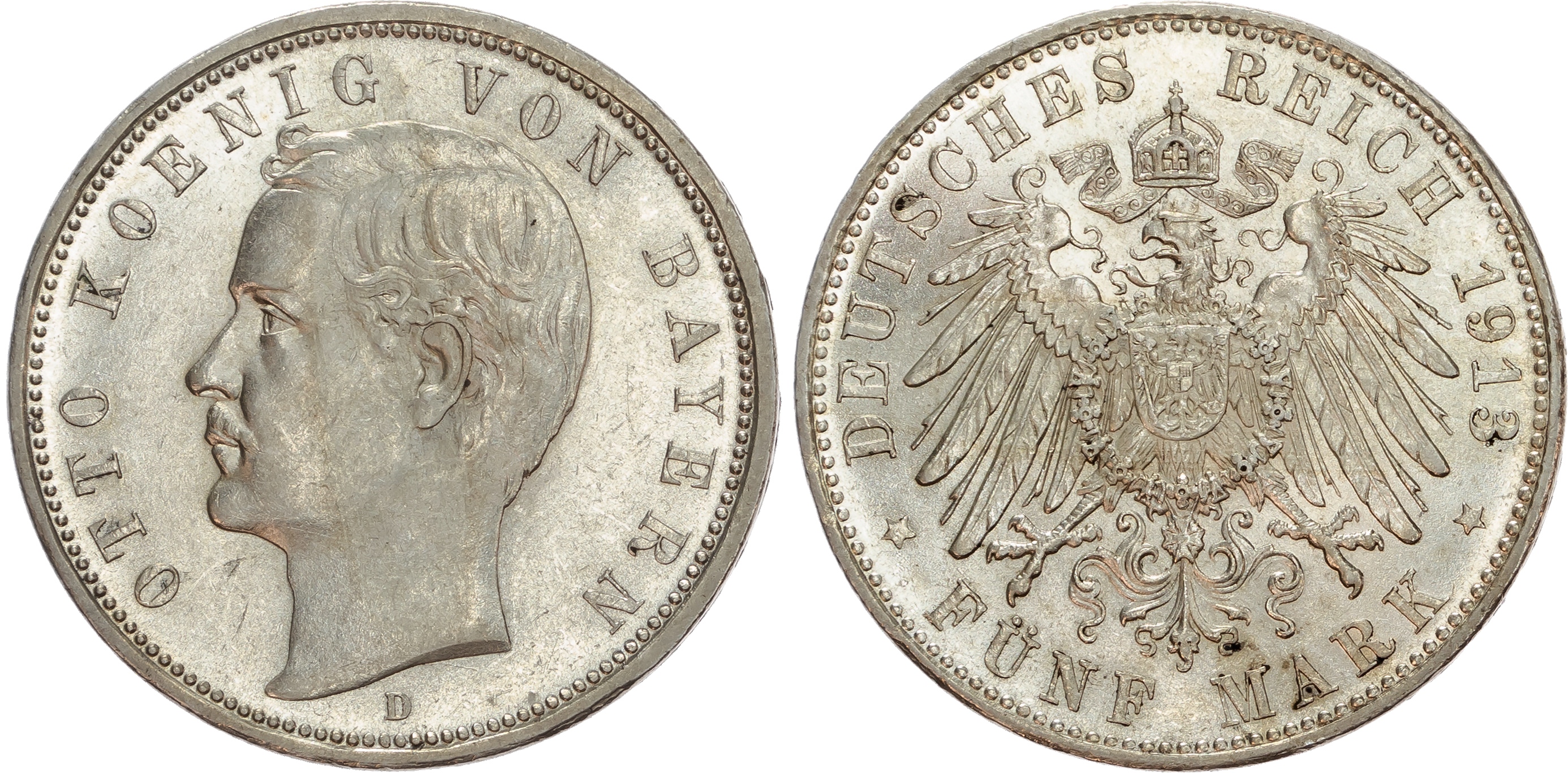 World, silver Crowns (5) - Germany, Italy, Netherlands, Spain