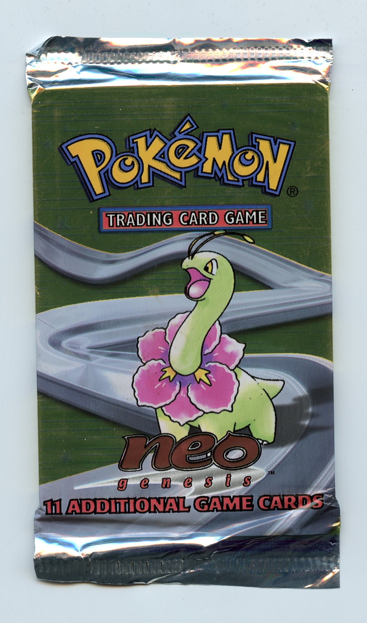 Neo Genesis Sealed Booster Pack Meganium Artwork
