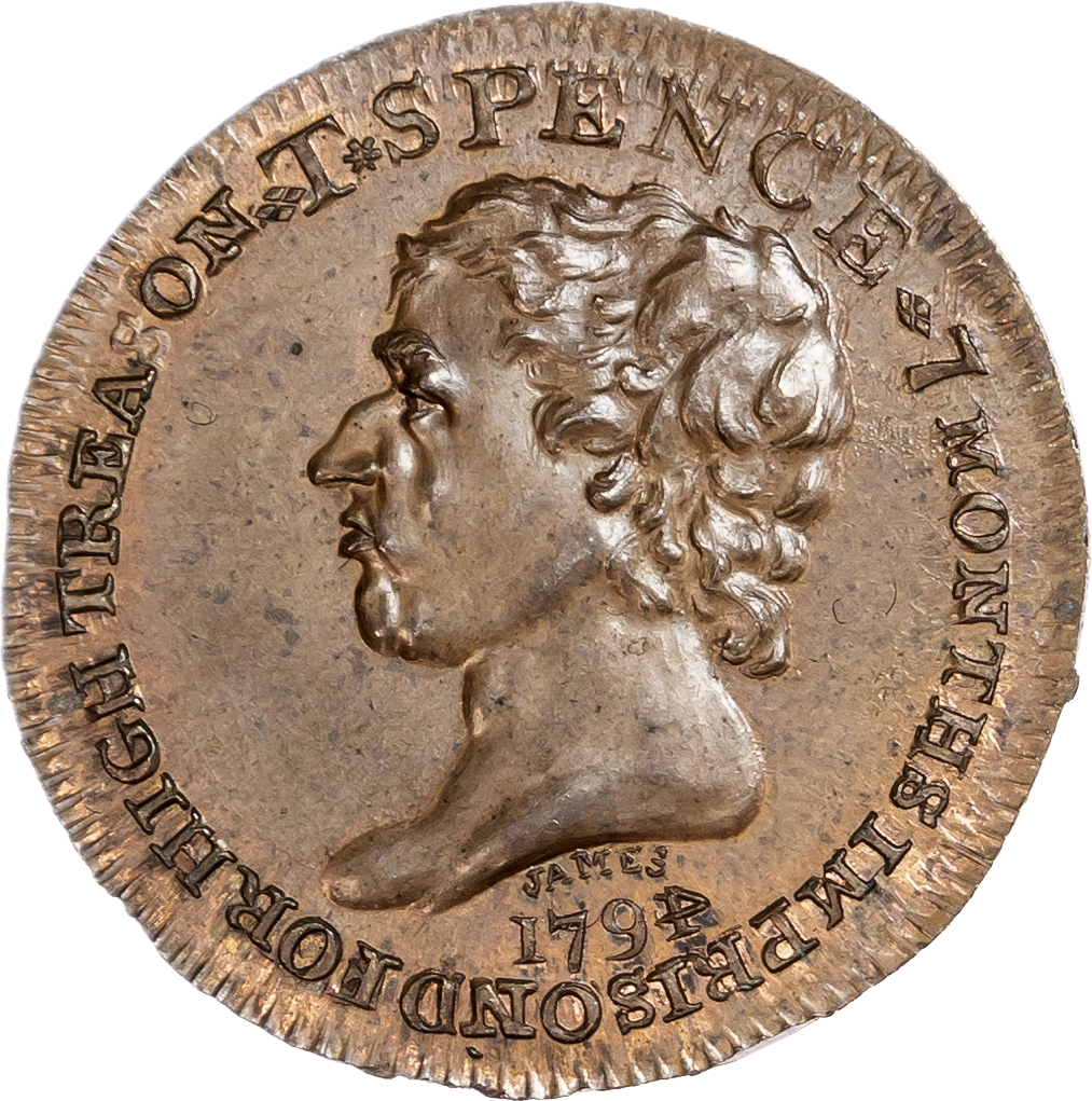 London - Holborn, Thomas Spence Halfpenny 1794