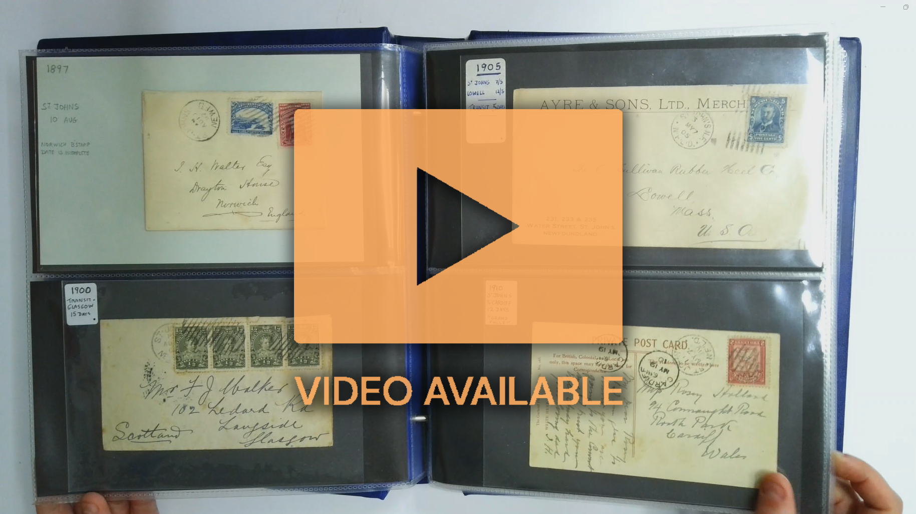 Newfoundland Postal History collection