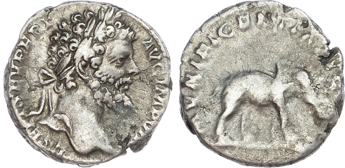 Septimius Severus (AD 193-211) AR Denarius, Rome, AD 196-197, 2.62g. 