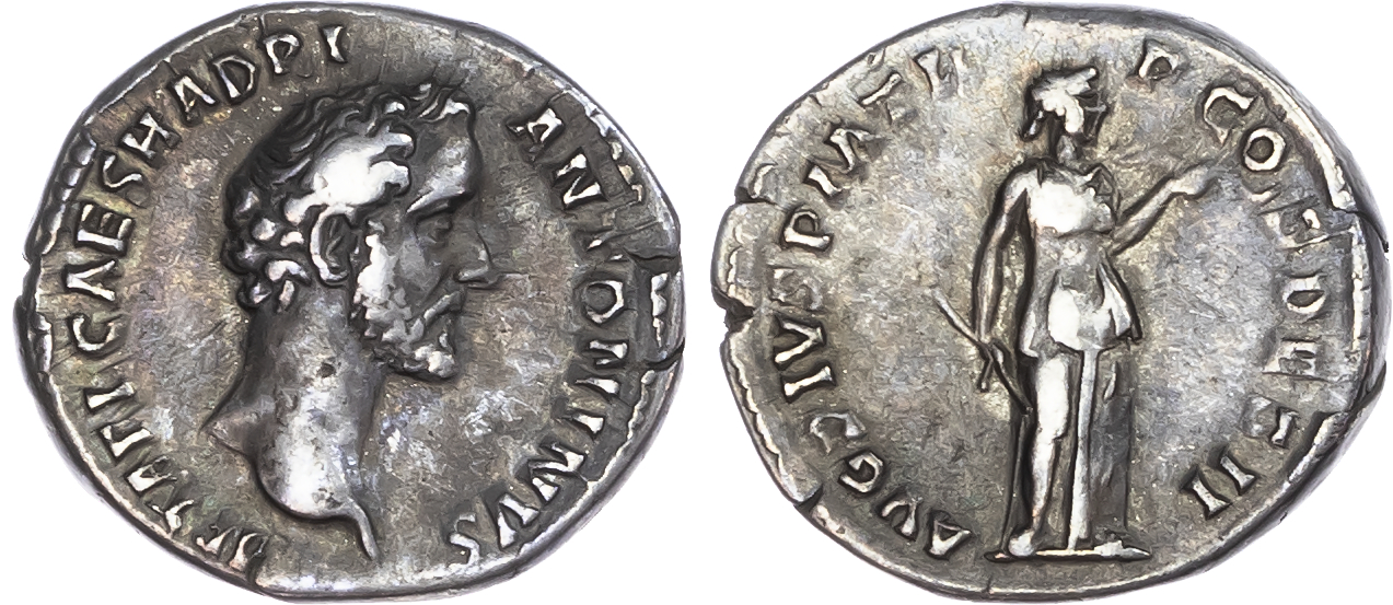Antoninus Pius (AD 138-161) AR Denarius, Rome, AD 138, 3.31g. 