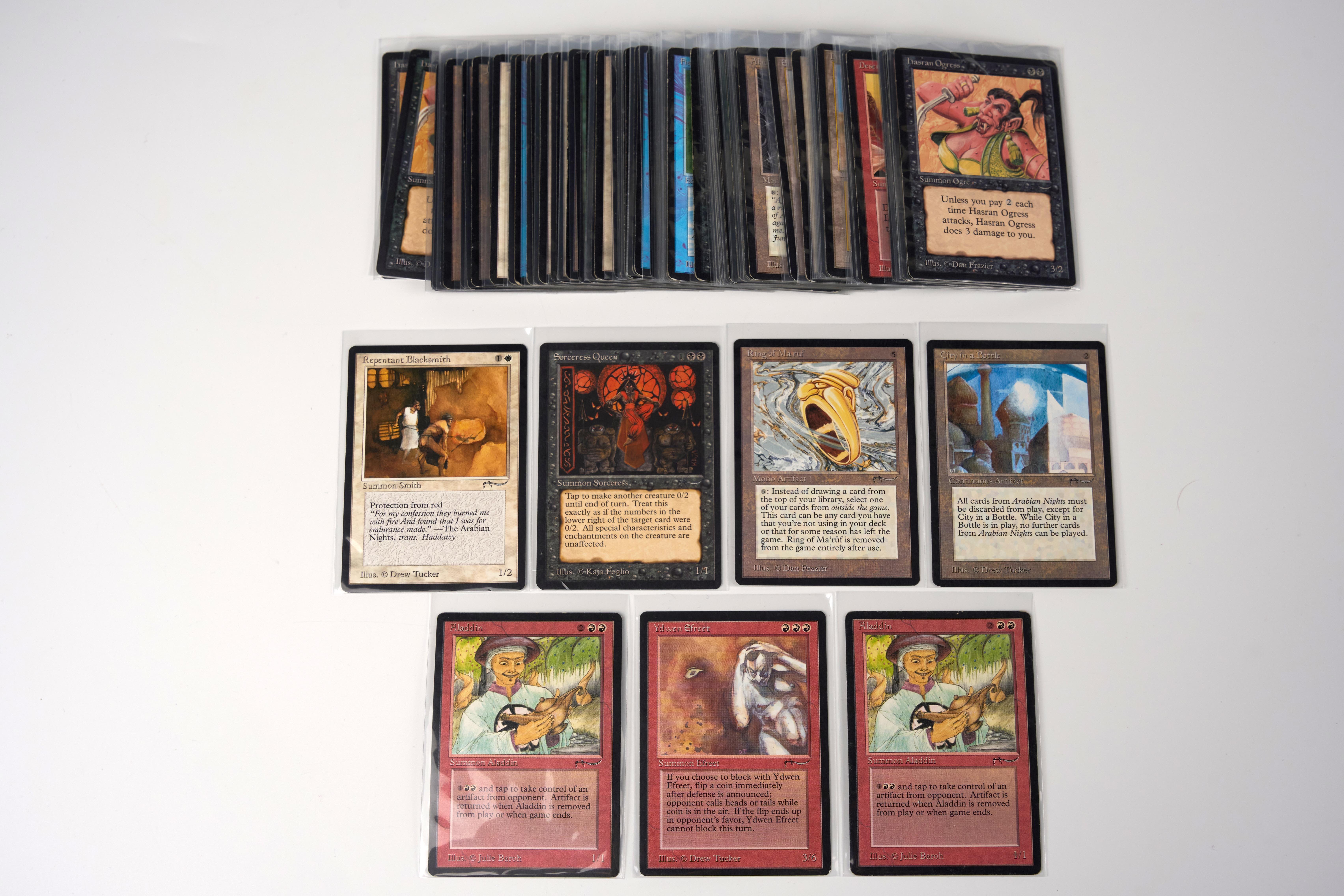 Arabian Nights - Partially Complete Set (80 cards total)