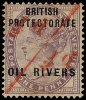 1893 (Sept.) ½d on half of 1d lilac unsevered pair, large part toned o.g. with dark spot at base.  SG 7a,...