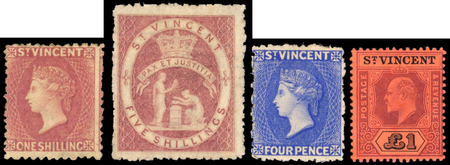 St Vincent 1861-1951 collection mint