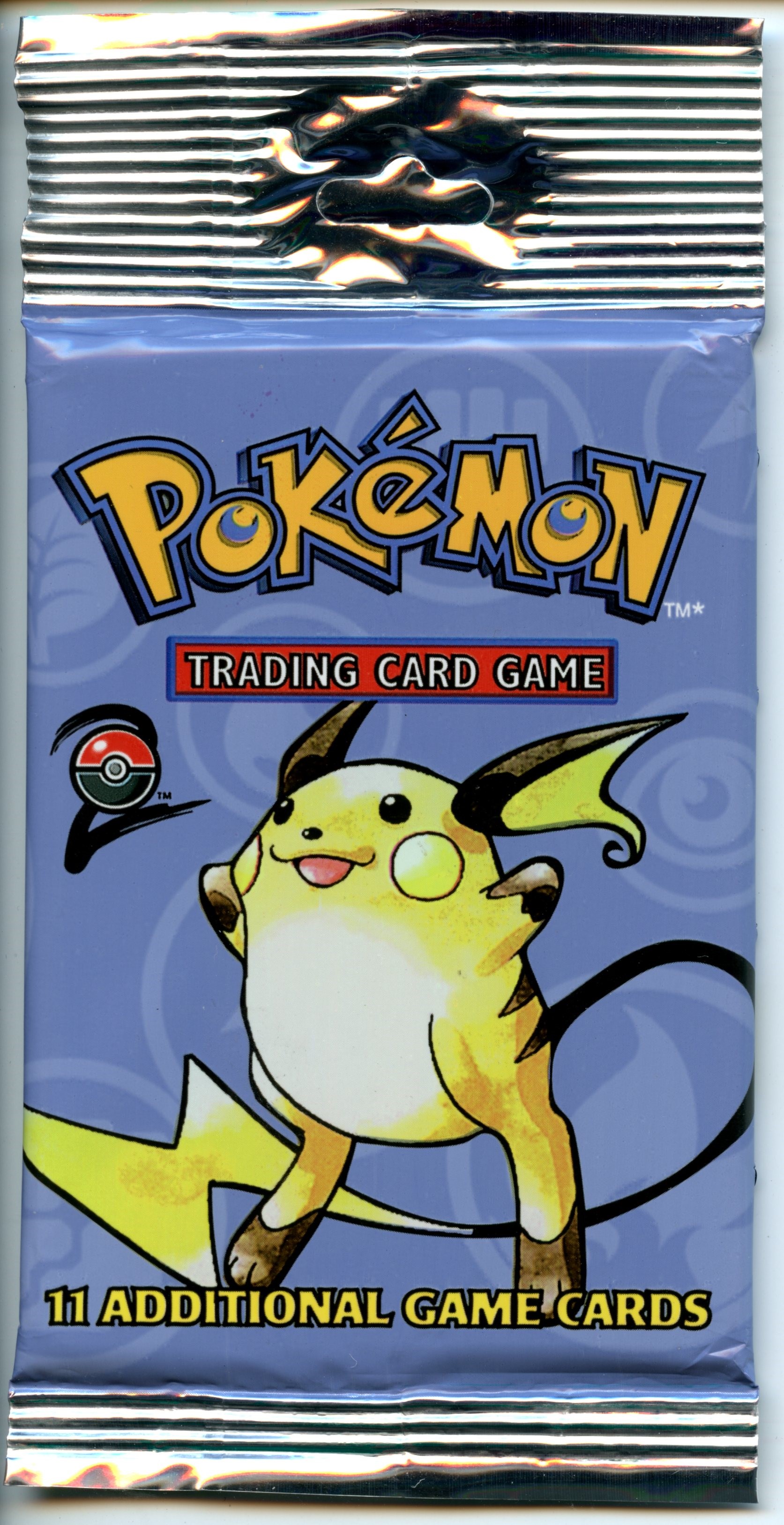 Pokemon TCG - Base Set 2 Booster Pack Long Crimp - Sealed 