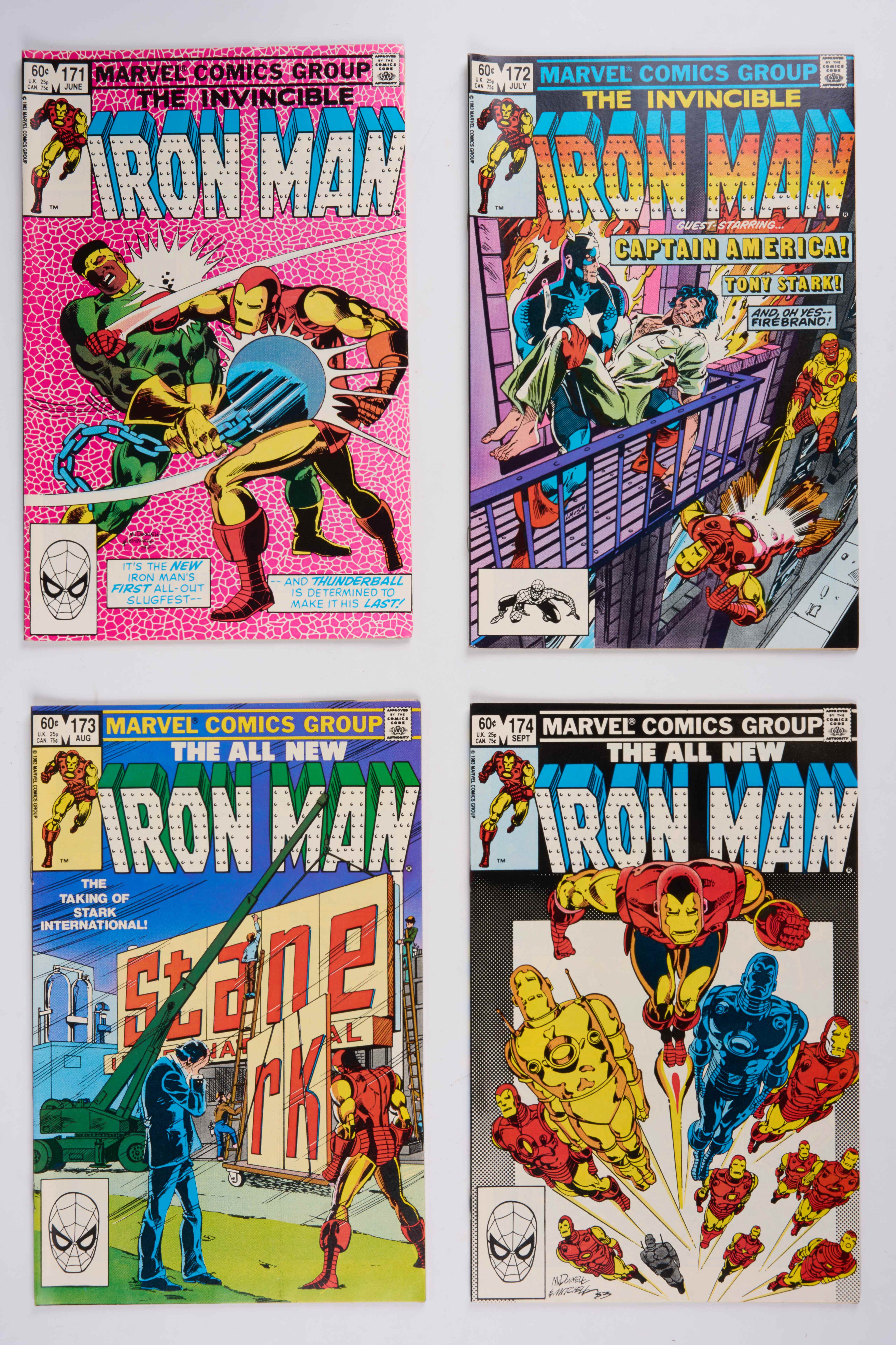 Iron Man Vol 1 Bundle (Marvel Comics, 1983-84) Bundle of 23