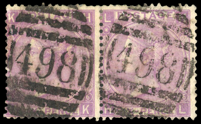 1864 A. & S. Henry & Co. Manchester unofficial underprints.