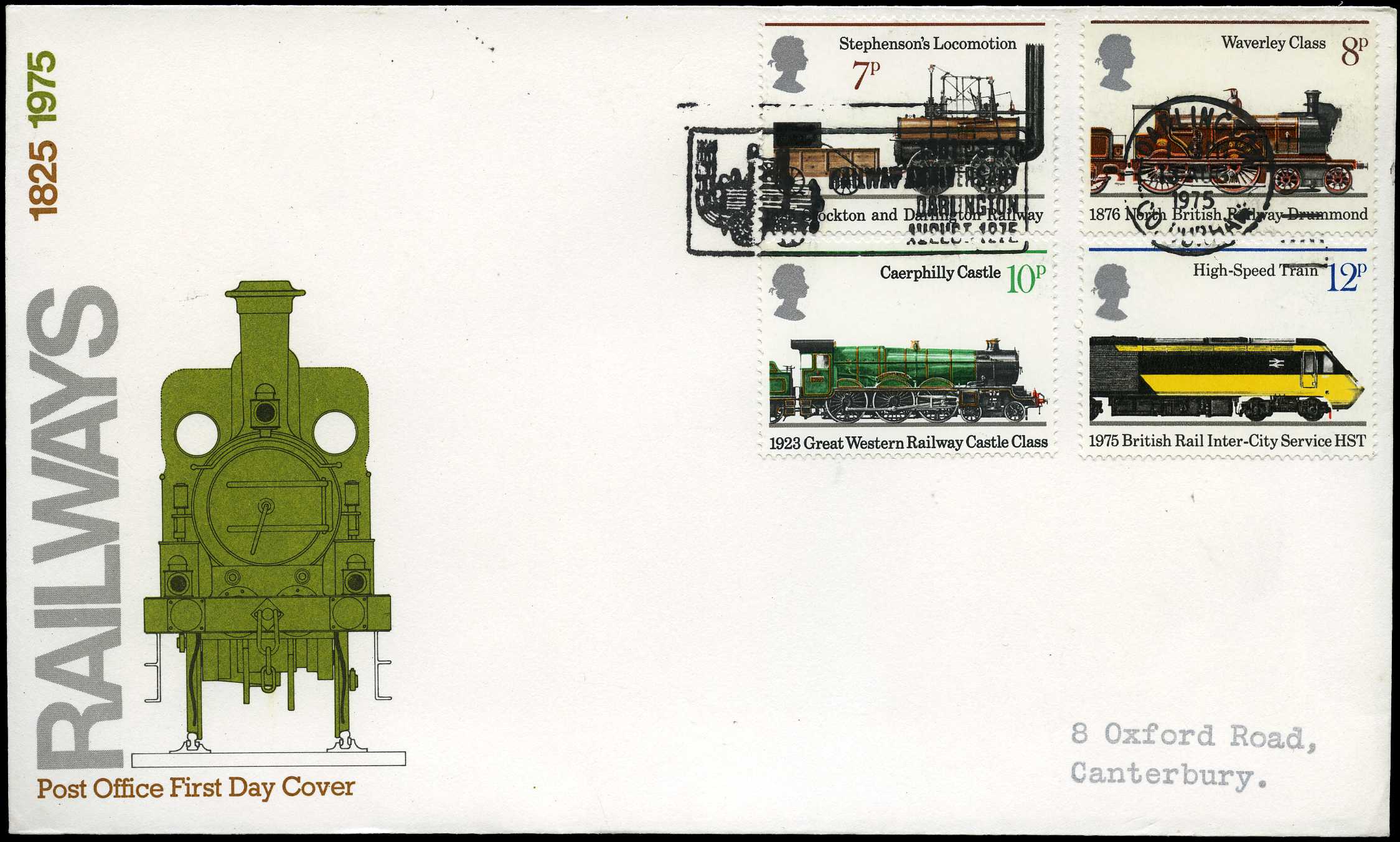 FIRST DAY COVERS: 1975 Stockton and...