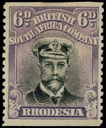 1918-21 6d Head Die IIIB, perf 14, toned...