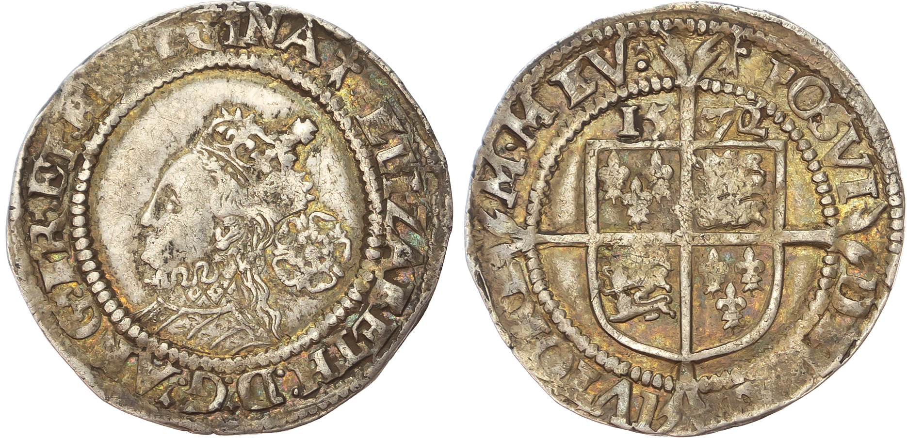 Elizabeth I (1558-1603). AR Sixpence.