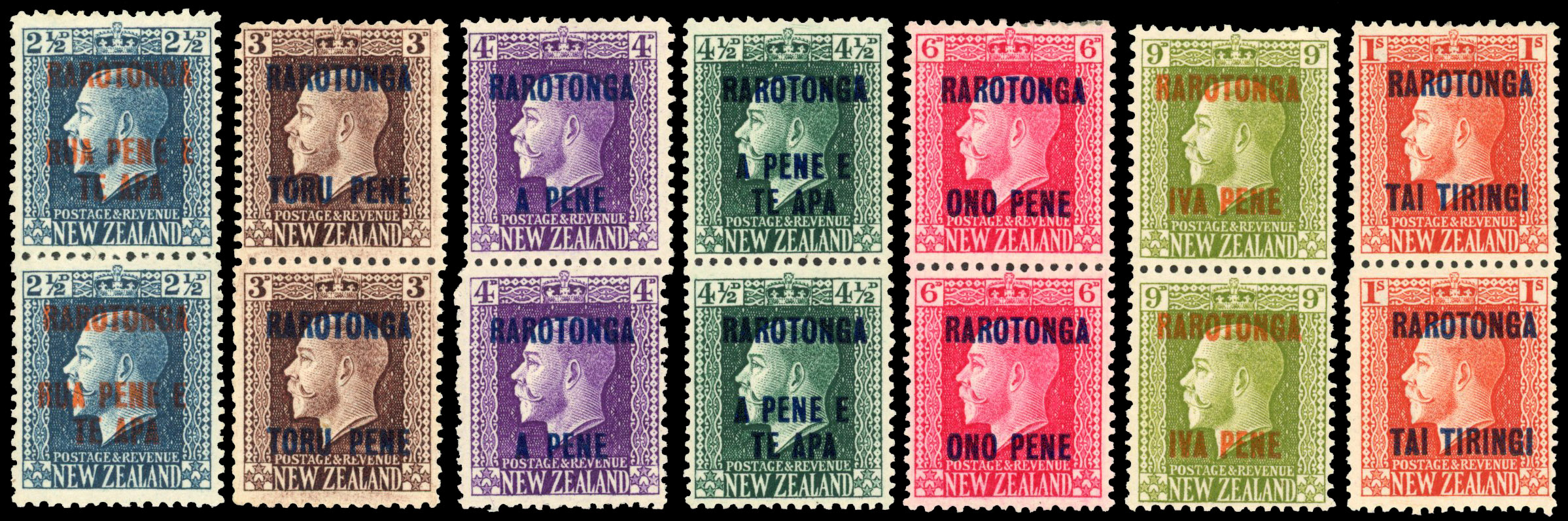 Cook Islands 1919 range