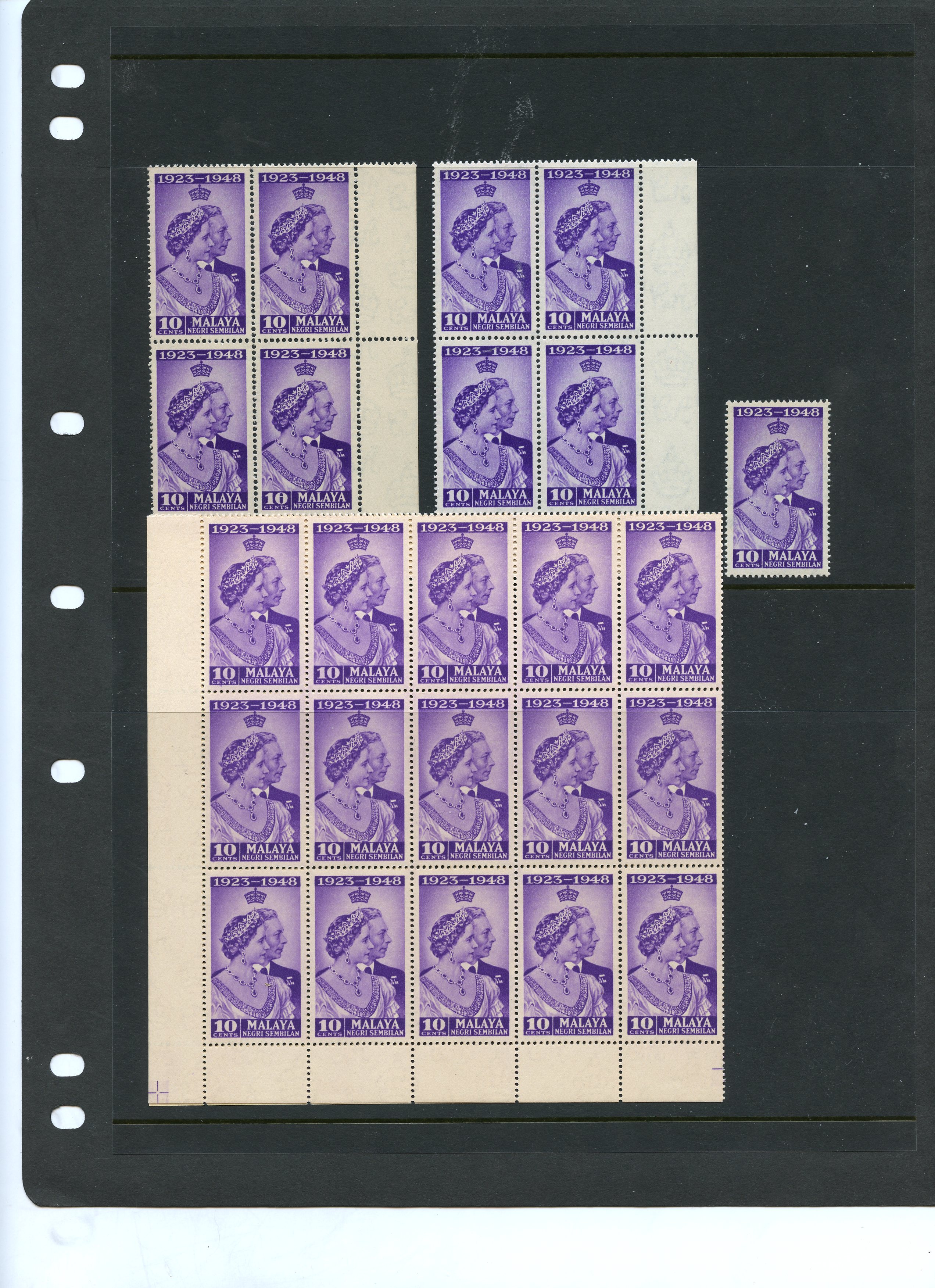 Negri Sembilan SG 40-1 blocks...