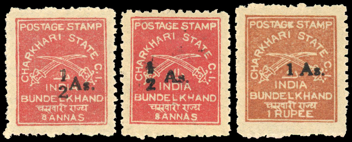 IFS Charkhari SG 54, a, 55 mint