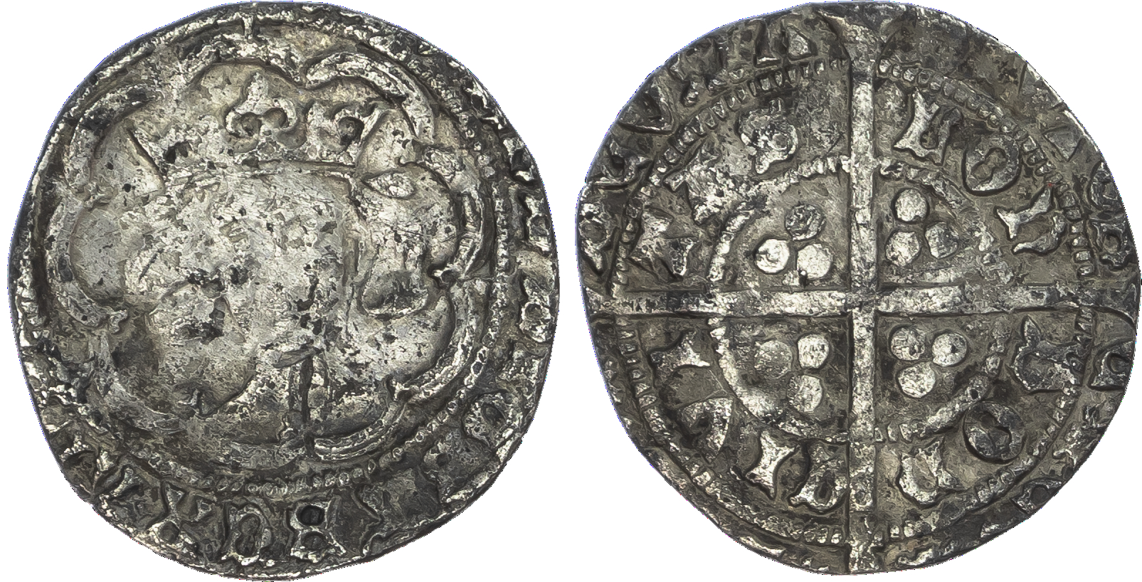 English Hammered Silver Groats (Edward IV) (2).