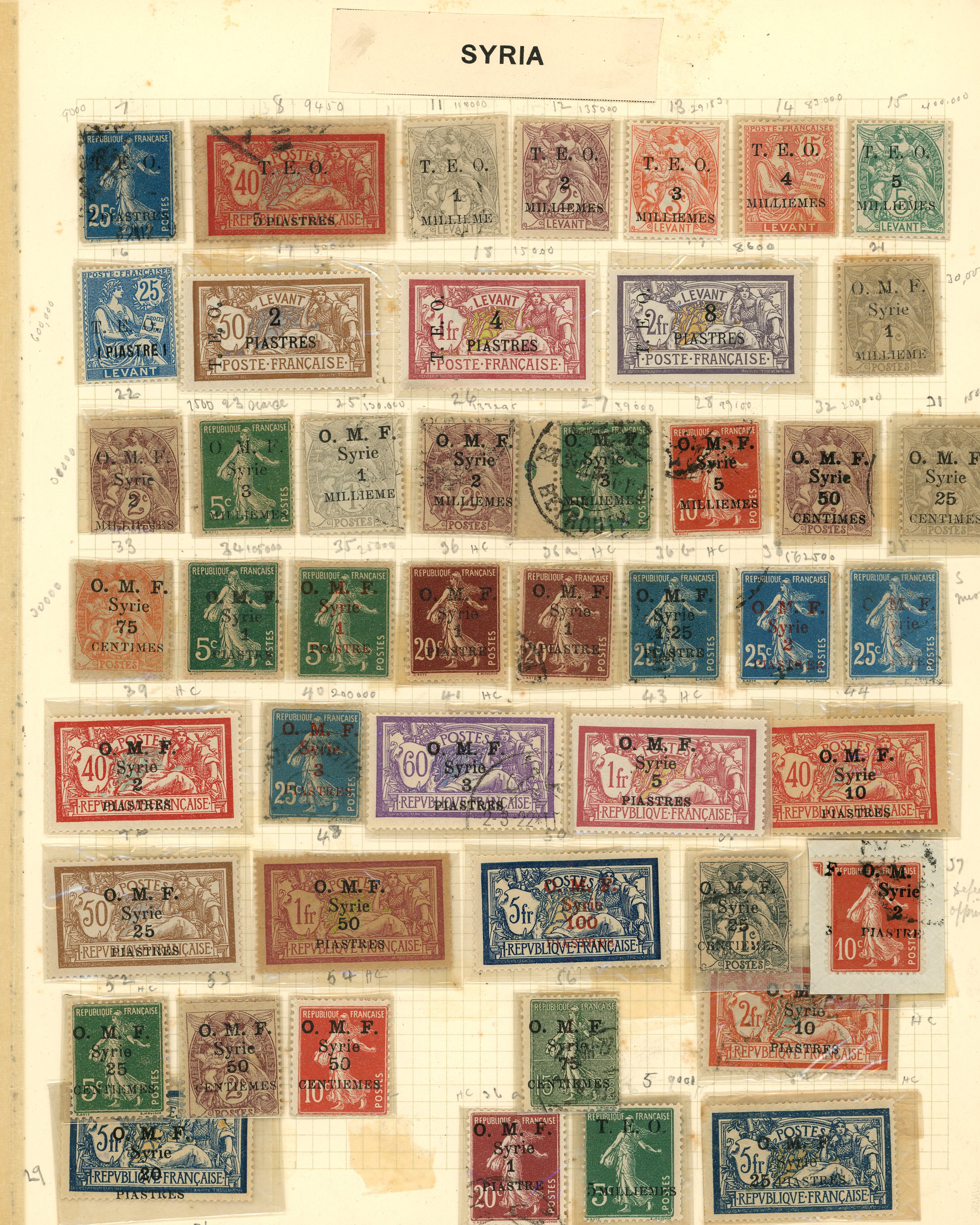 1919-1935 (circa) Specialised Syria...