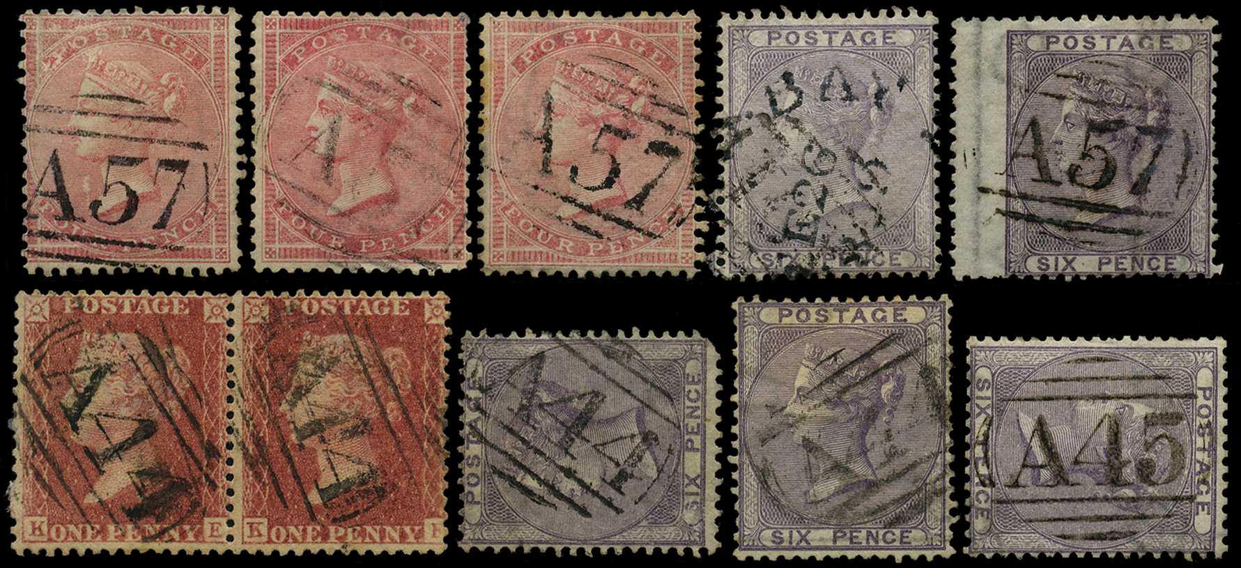 GB Used in. 1d pair each with A44 Goshen, also...