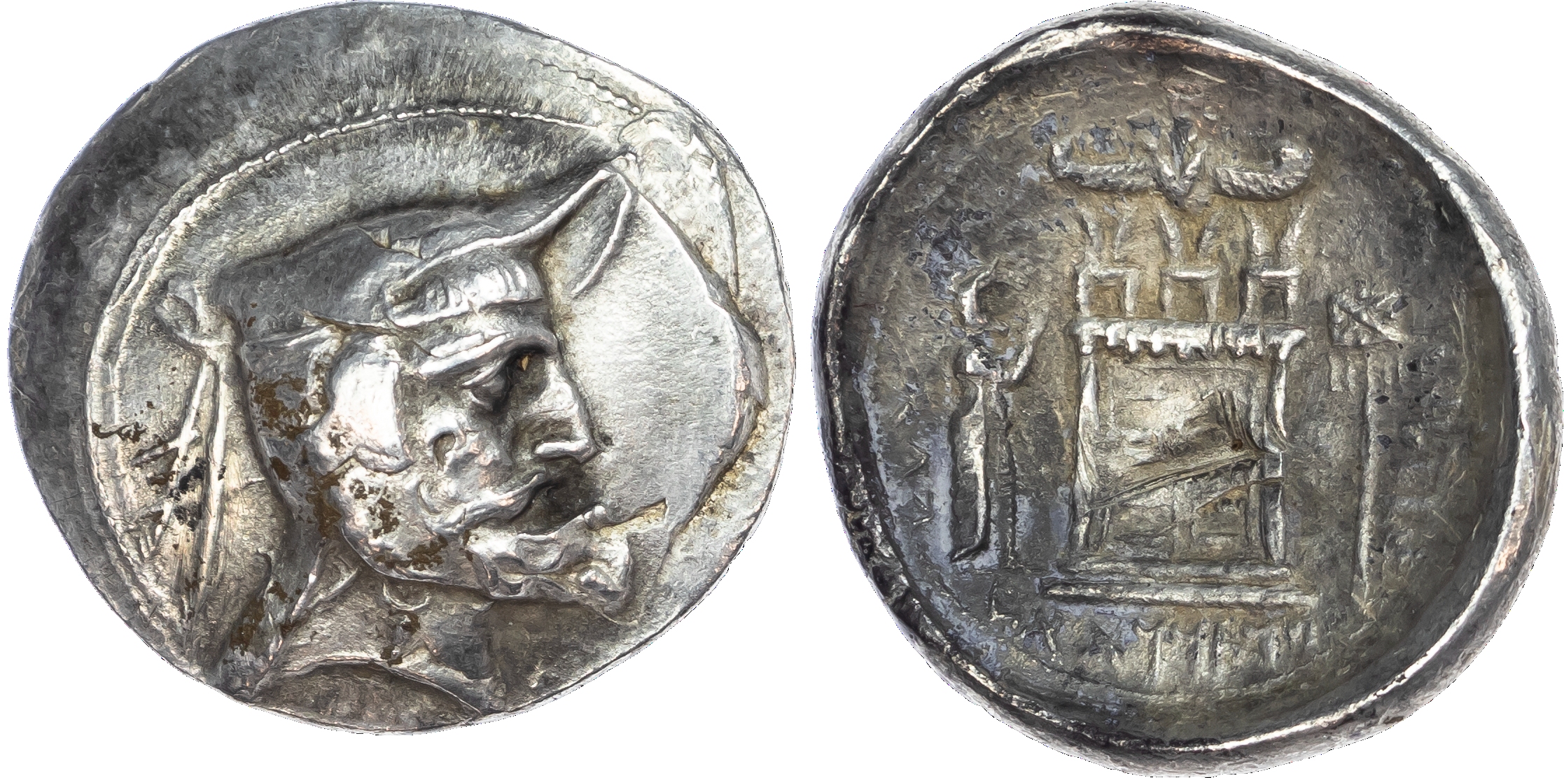 Kings of Persis, Vādfradād (Autophradates) I (3rd Century BC) AR Tetradrachm, mint of Persepolis, 16.47g.