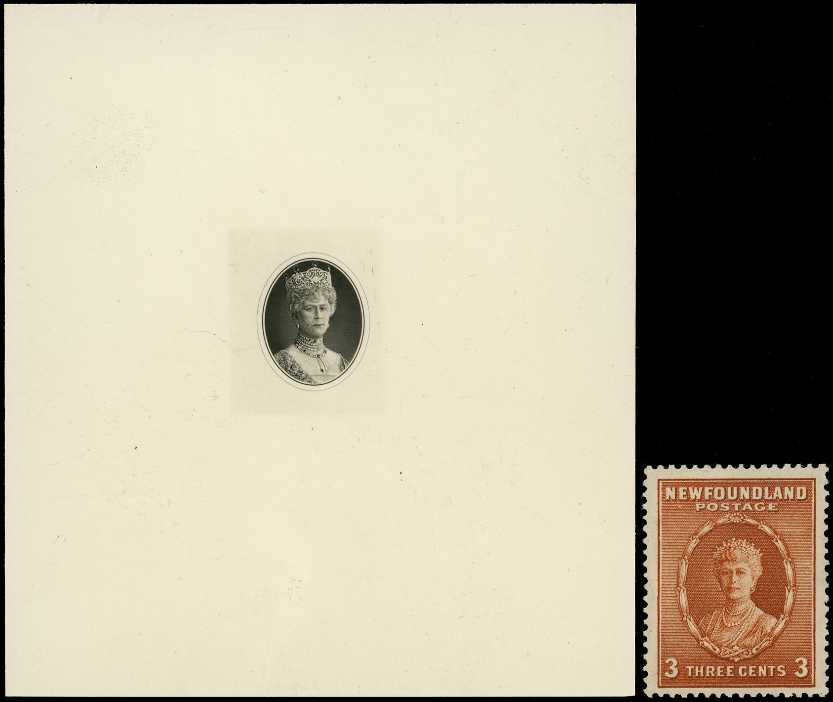 Newfoundland 1932 Resources unadopted photographic proof of vignette SG...