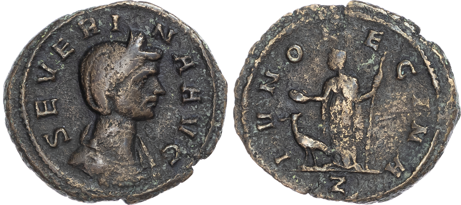 Severina (AD 274-275) AE As, Rome, AD 274-275, 7.28g. 