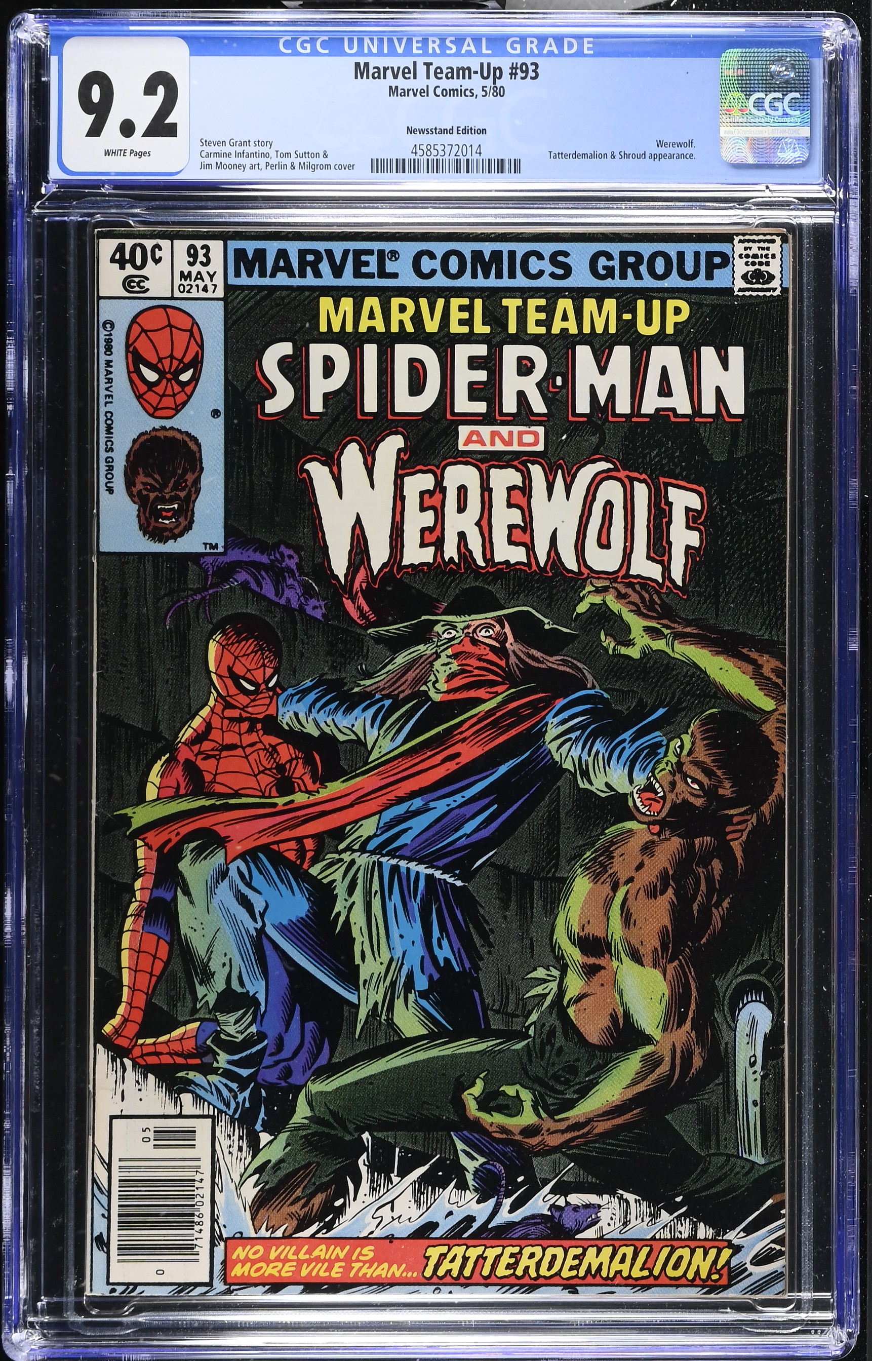 Marvel Team-Up #93 (Marvel Comics 1980) CGC 9.2