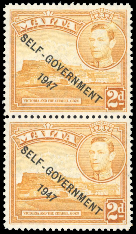 Malta SG 238ca pair mint