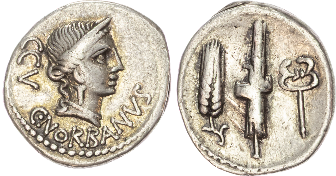 C. Norbanus (83 BC) AR Denarius, Rome, 3.89g. 