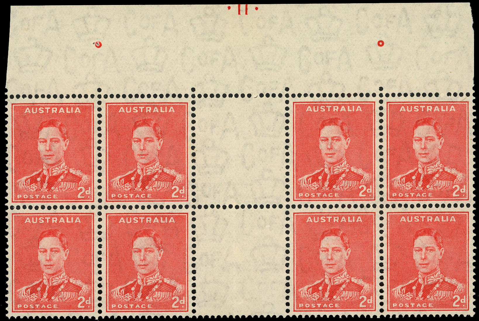 Australia SG 184 Plate .11. block mint