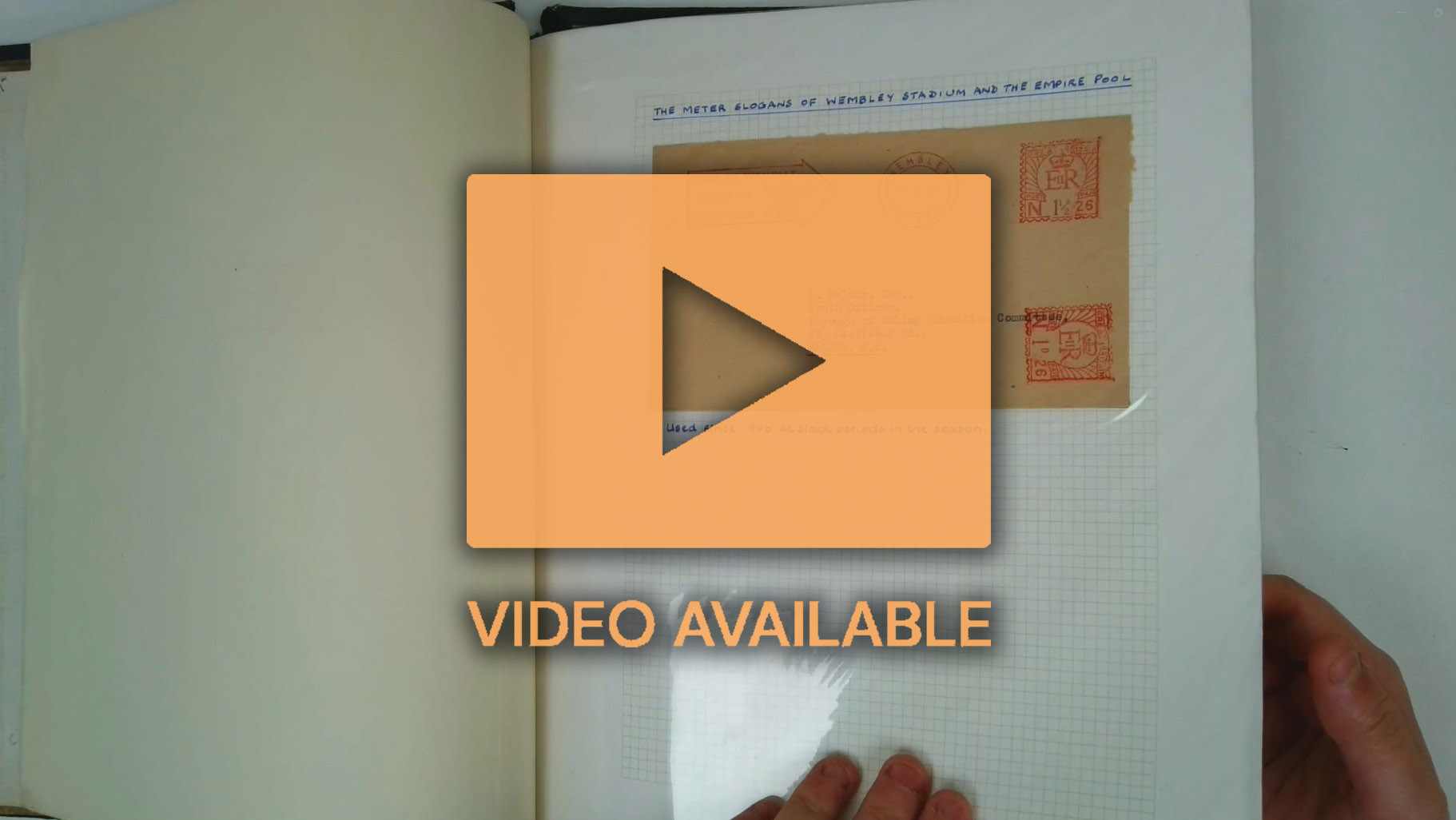 GB The Empire Stadium and Pool, collection of mostly meter marks