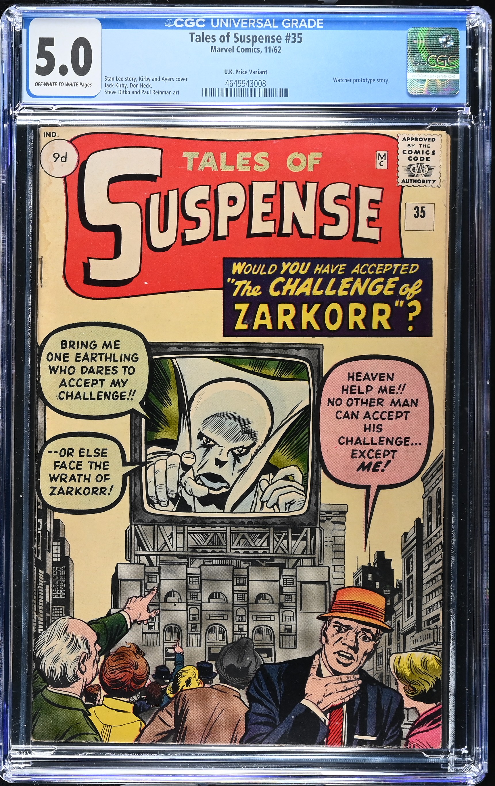 Tales Of Suspense #35 (Marvel Comics 1962) CGC 5.0