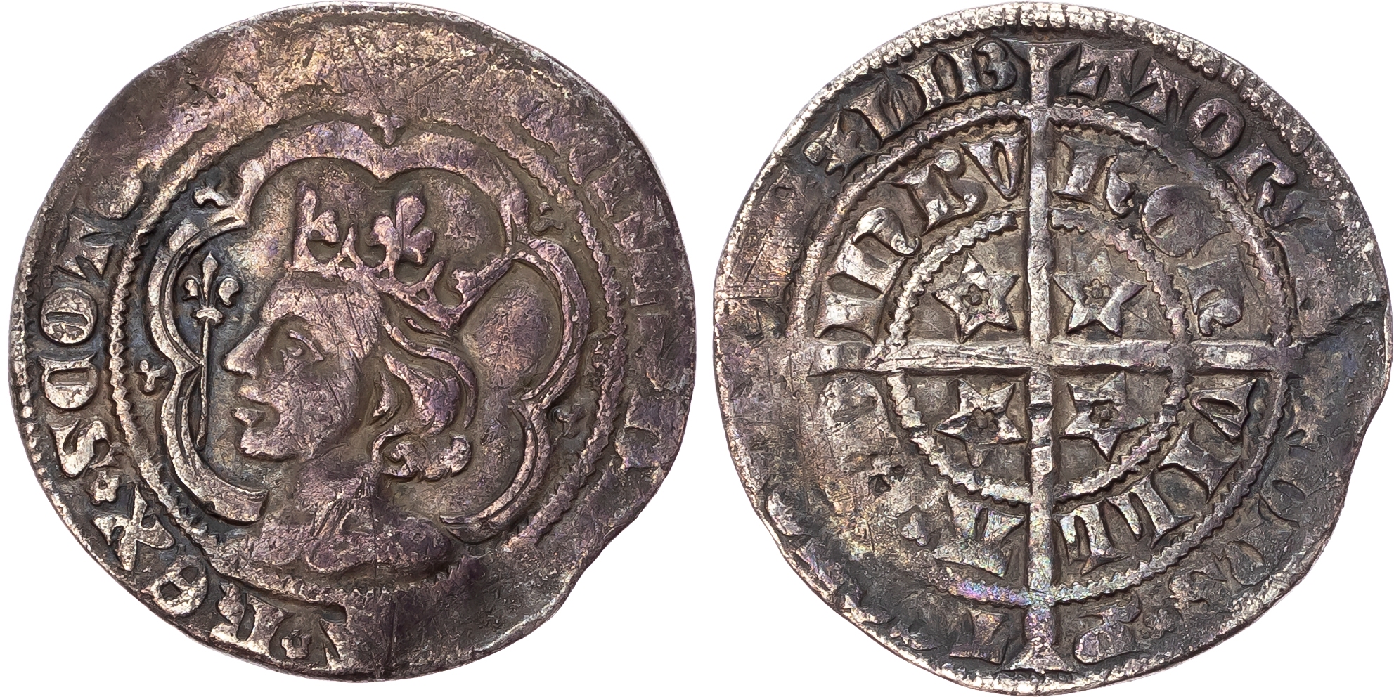 Scotland, David II (1329-1371), Groat, second coinage (1357-67), Edinburgh mint.