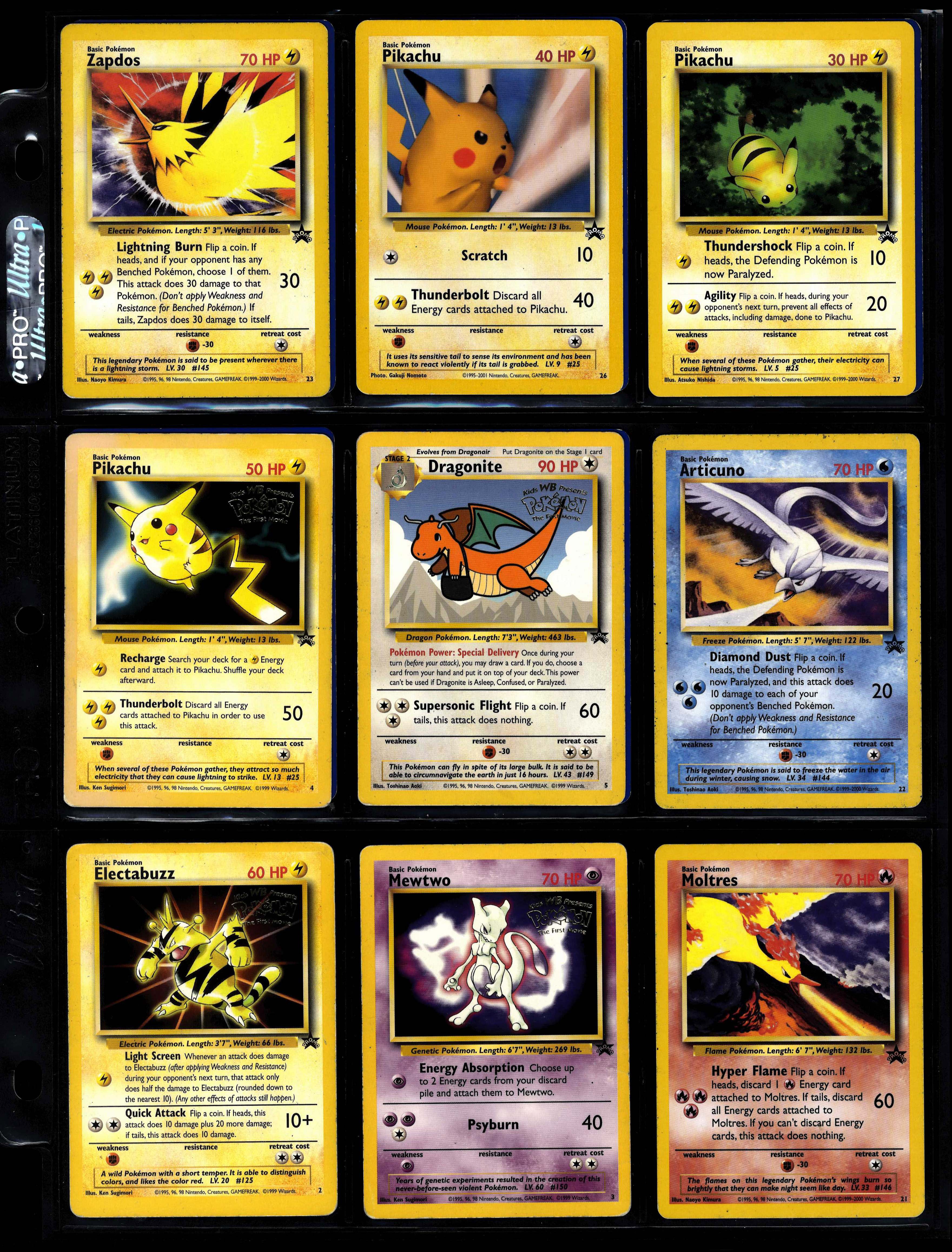 Black Star Promo, Wizards of the Coast - Partial Set - 14 cards