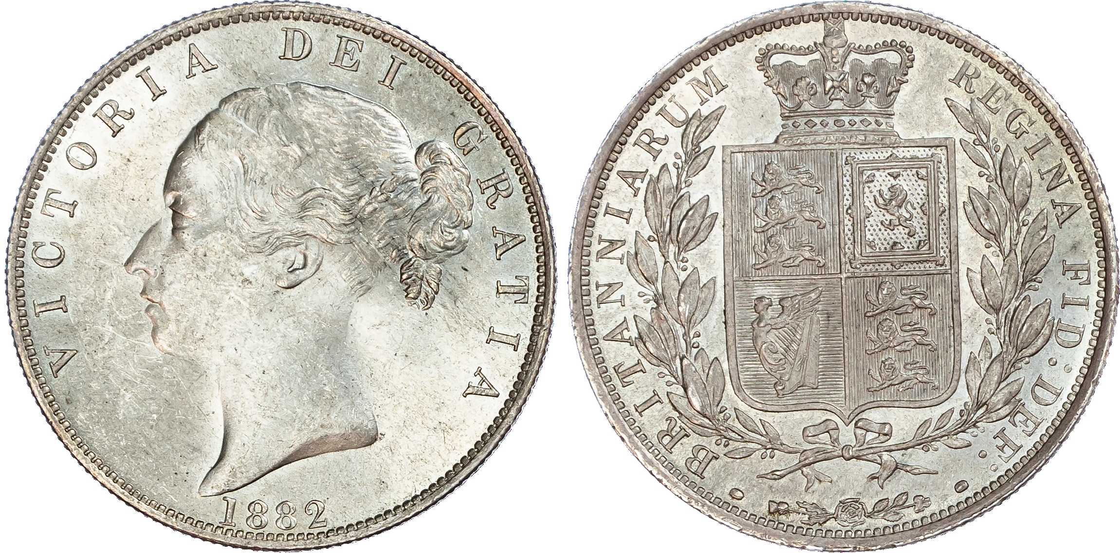 Victoria (1837-1901), Halfcrown, 1882