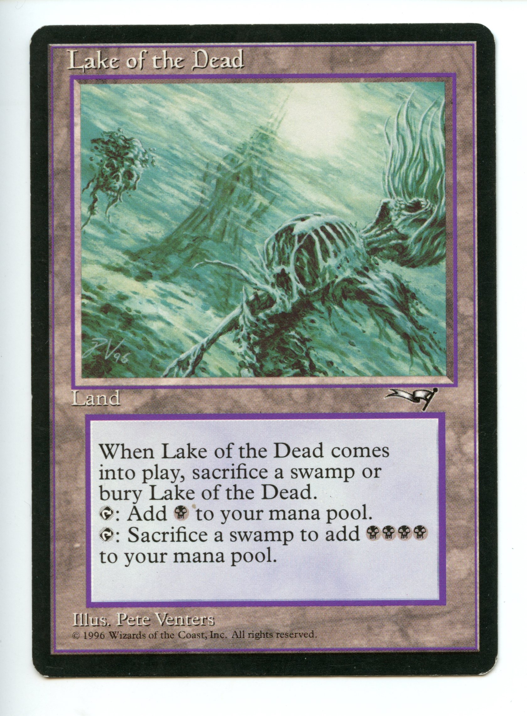 Magic the Gathering - Lake of the Dead  - Alliances - Lightly Played