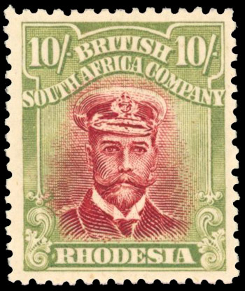 Rhodesia 10/- SG 255q mint