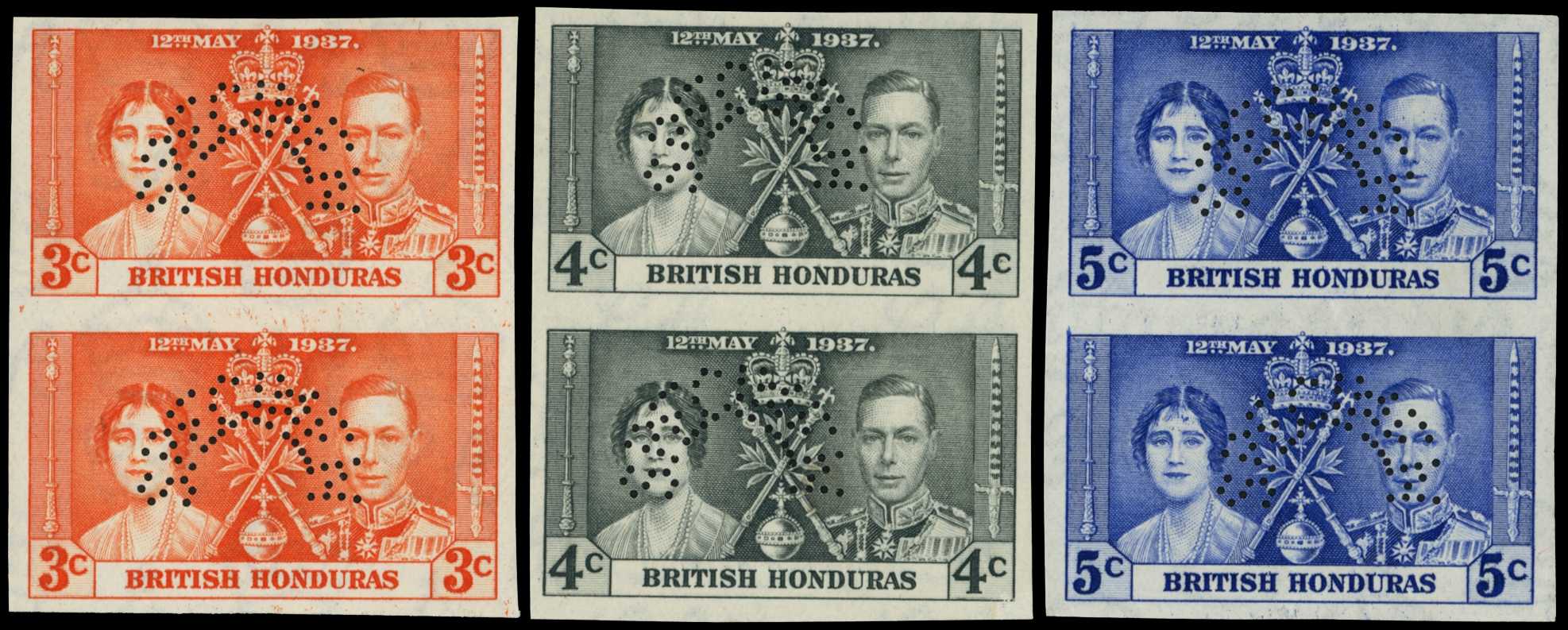 1937 Coronation set of three in...