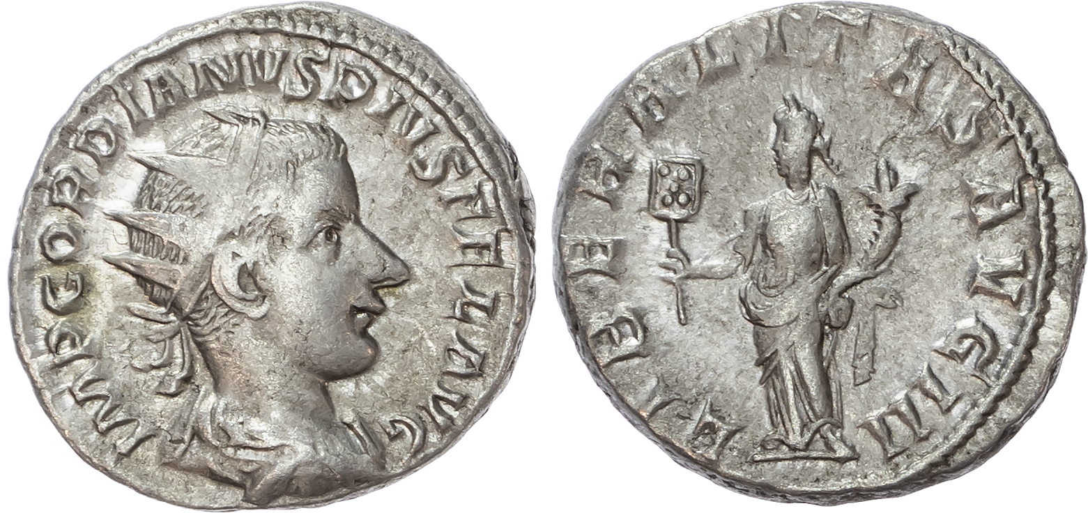Gordian III (AD 238-244) AR Antoninianus, Rome, 5.09g. 