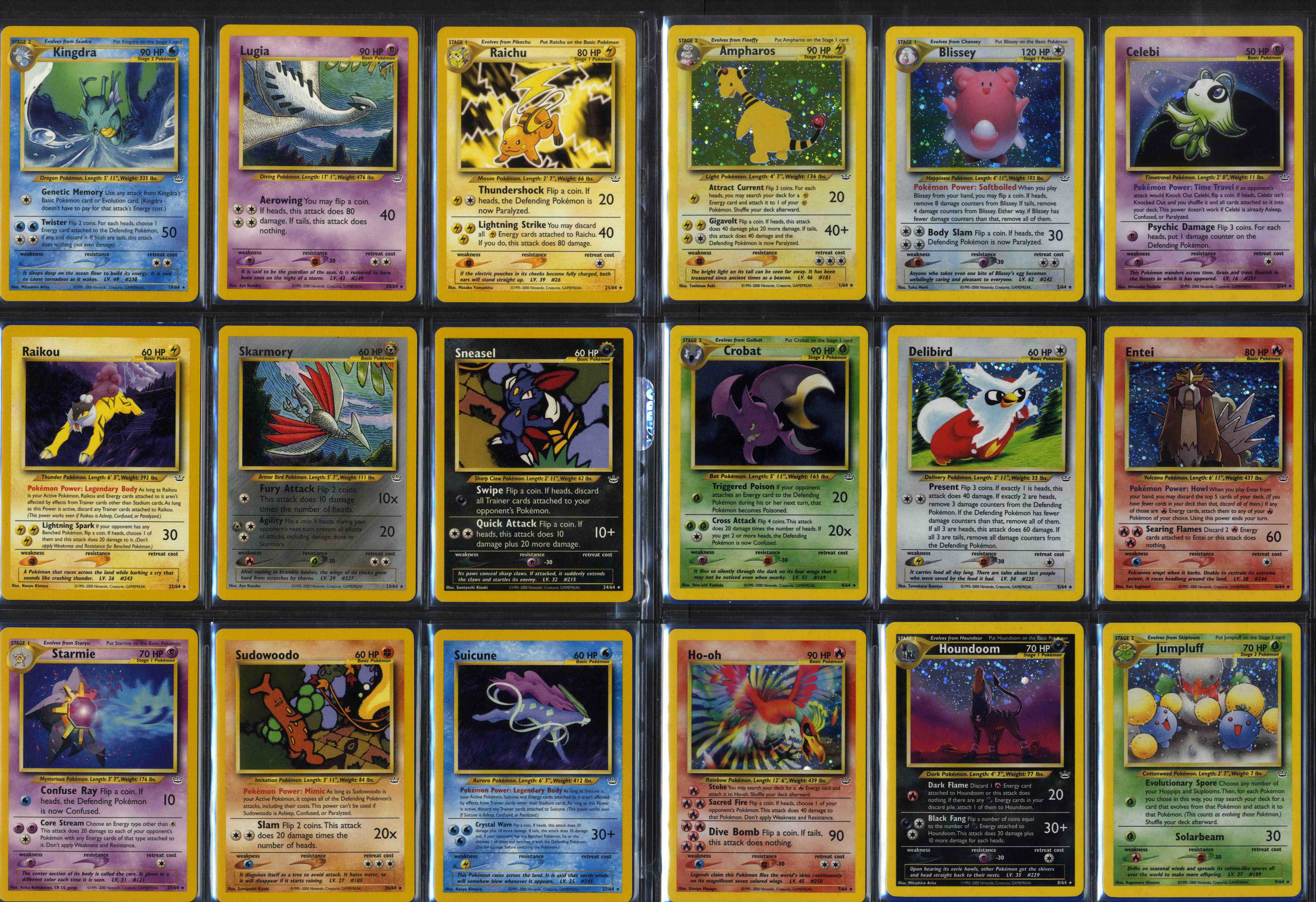 Complete Neo Revelation Set - Shinings included - 66/64 - Unlimited