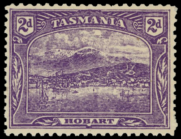 1911 2d violet, compound perf 12½ and 11,...