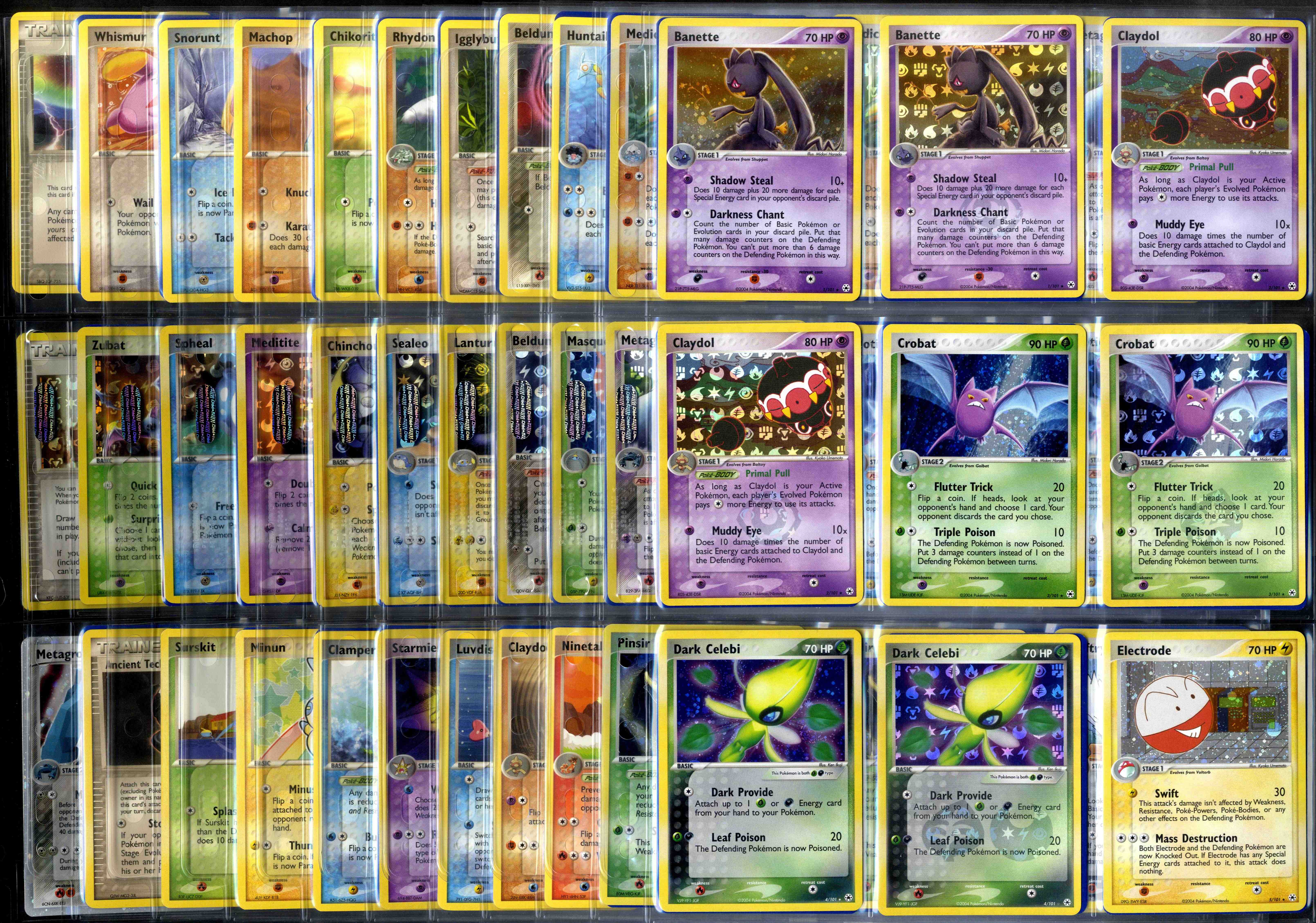 Pokémon TCG - EX Hidden Legends Master Set #194 Cards - All EX & Secrets.