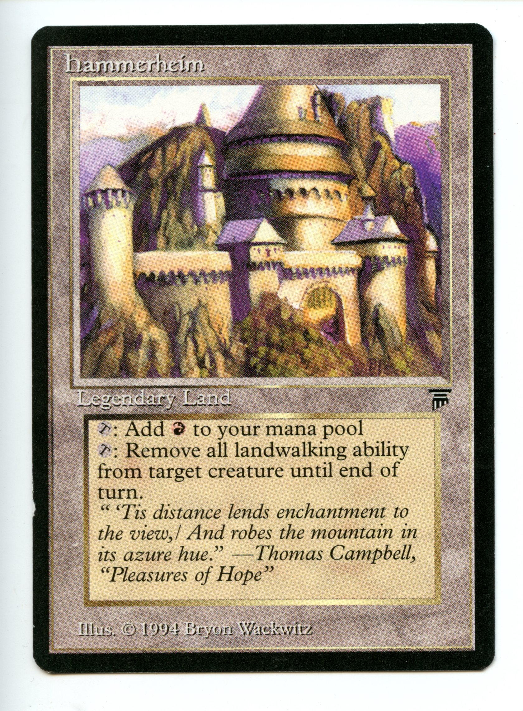 Magic the Gathering - Hammerheim  - Legends - Lightly Played