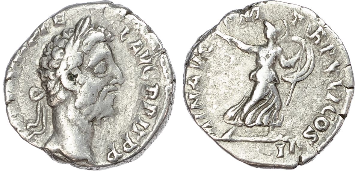 Commodus (AD 177-192) AR Denarius, Rome, AD 190, 2.77g. 